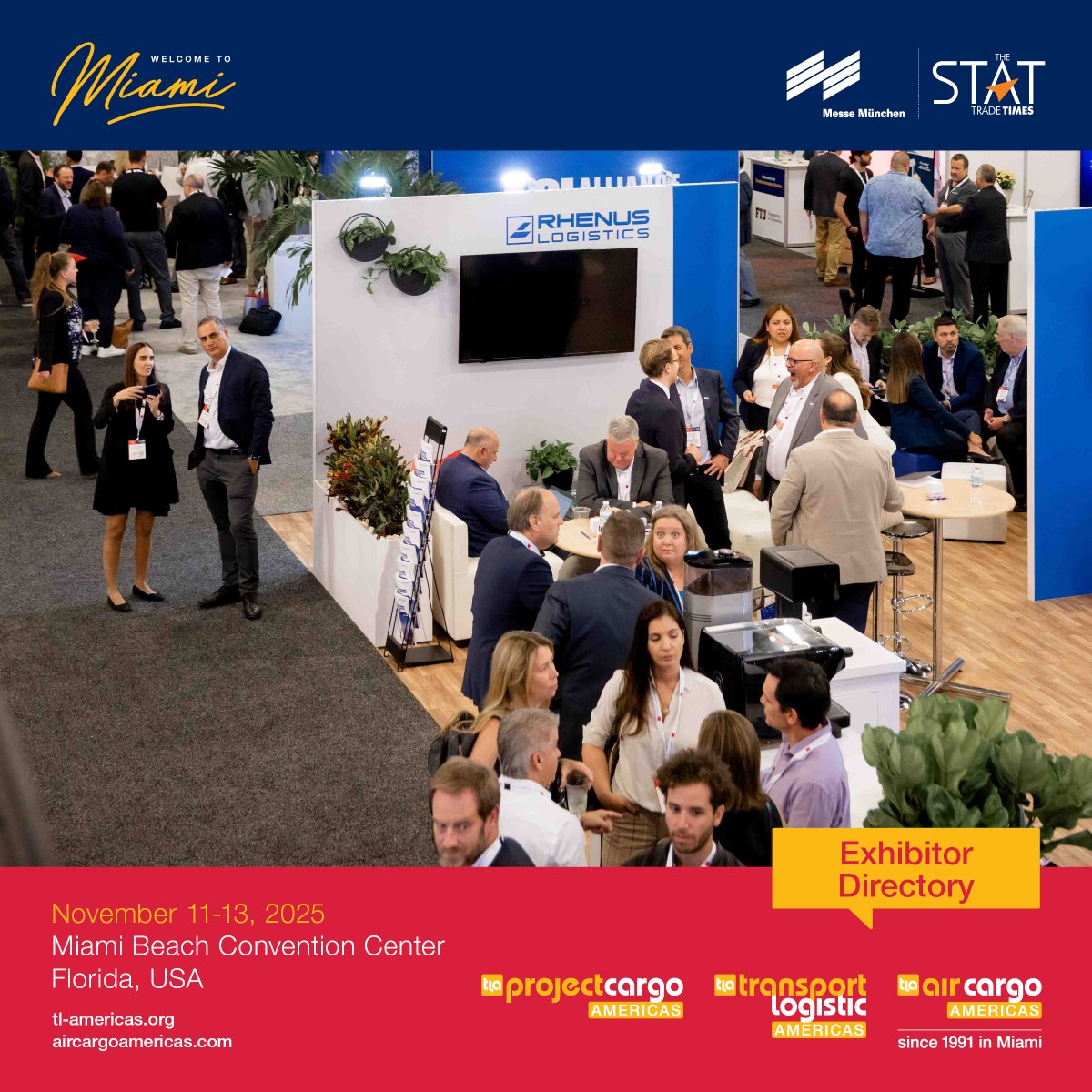 StatMediaNews's tweet image. 🌐Meet My Freighter, @Network_Airline, Turkish Cargo, @united_cargo, WebCargo by Freightos, and many more at transport logistics and air cargo Americas 2025! Connect with top innovators &amp;amp; industry players.

#transportlogistic #aircargoAmericas2025  
tl-americas.org/exhibitors#par…
