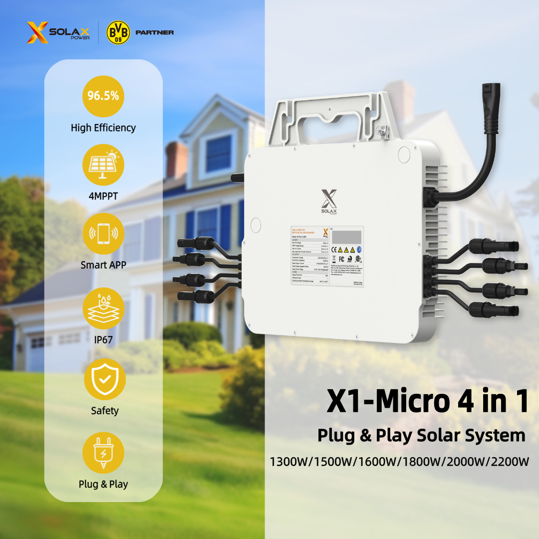 solax_microx's tweet photo. Embrace the sun, harness its power, and unlock energy freedom with SolaX microinverters — a smarter, safer, and simpler solar solution for your home.
✅96.5% High Efficiency
✅Independent MPPT
✅Smart APP
✅IP67
✅Safety
✅Plug and play
#SolarEnergy #microinverter #electric https://t.co/sAf54FKcgO