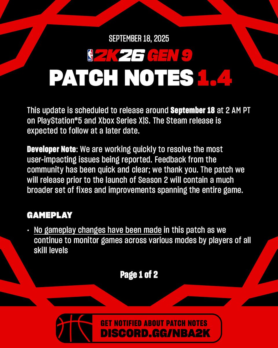 NBA 2K26 News&Intel tweet media