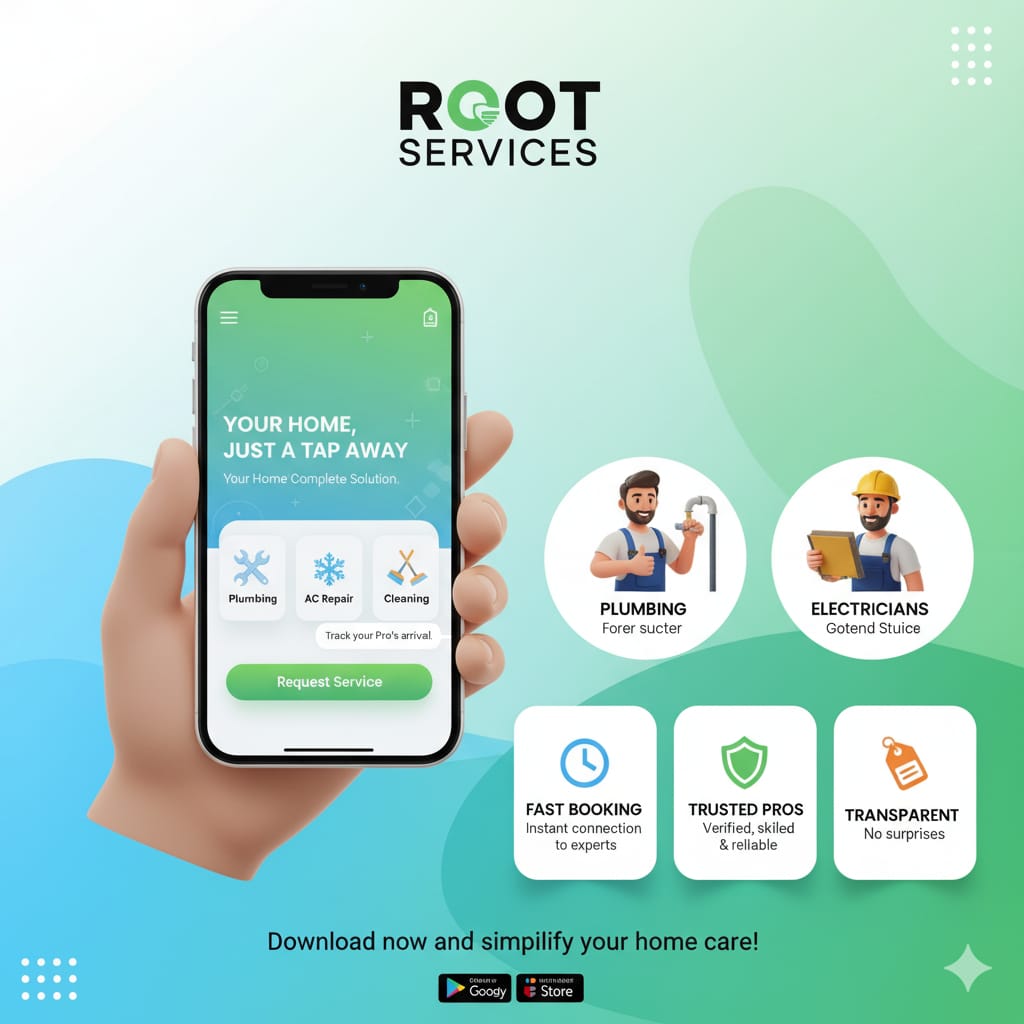 Rootservicesatp's tweet photo. Download Root services app in Google playstore...Book a service and enjoy our services https://t.co/0t0nvNPt86