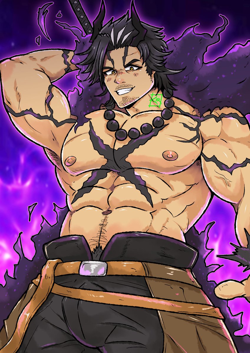 happy birthday (9/17) to one my all time fave daddy ever, Captain Yami! 😈🖤🍀✨

#BlackClover #yamisukehiro