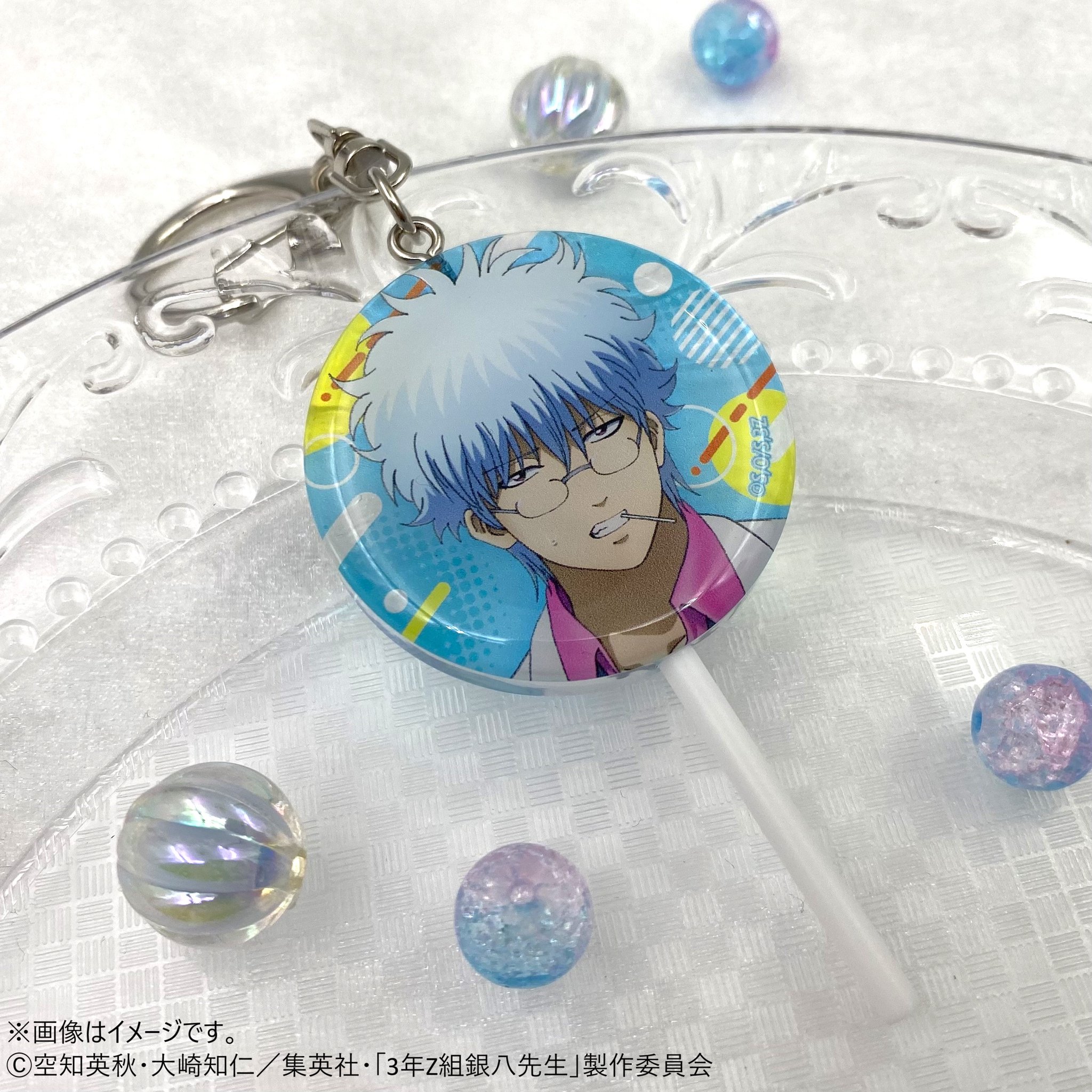 銀魂 色々セット⑥ まるかく缶バッジ パロディコントトランプ キーホルダー 銀魂』クリアソフトキーホルダー 全6種 BOXセット | 人気アニメ