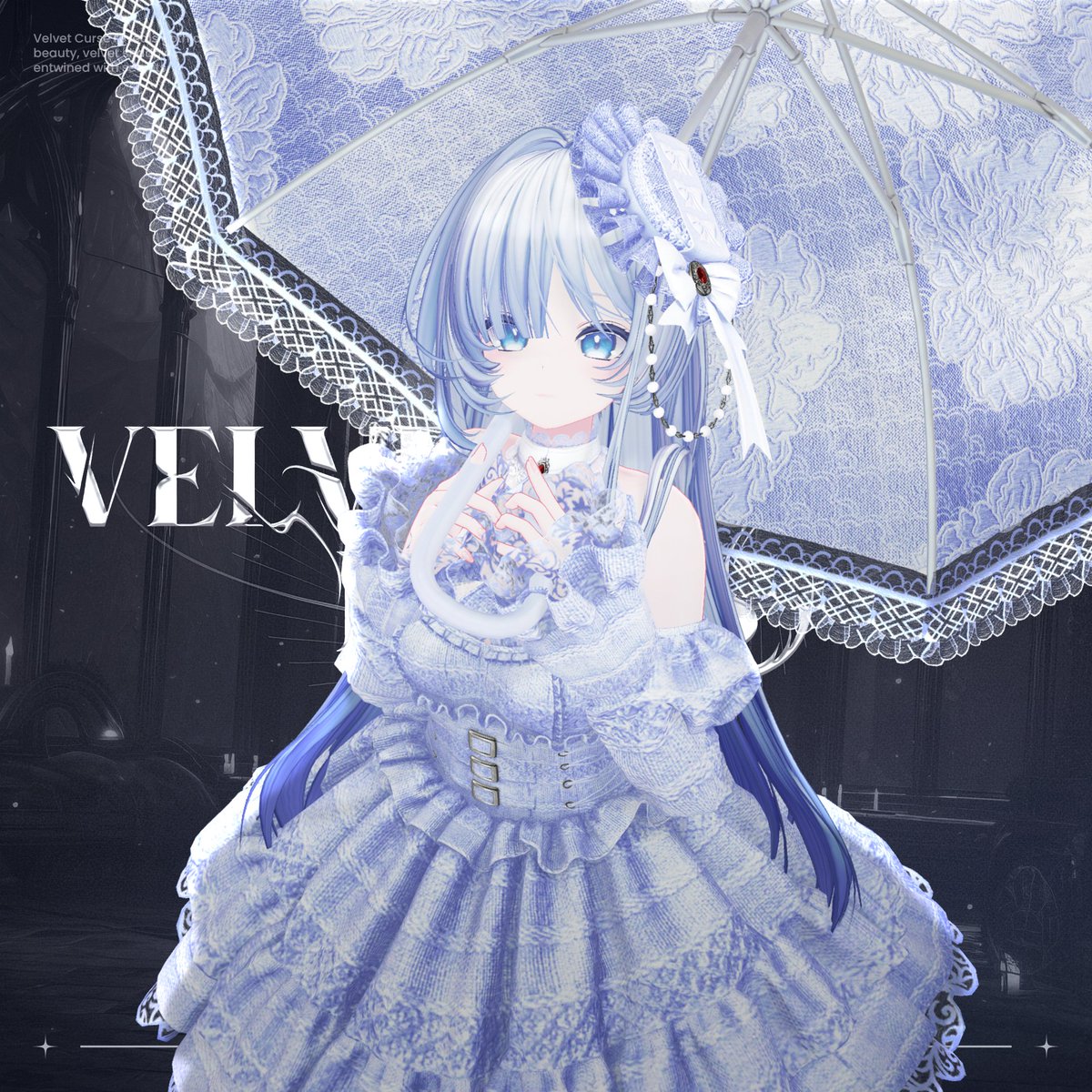 『Velvet Curse』2次対応アバター発売までD-1！
#VelvetCurse のハッシュタグから、ぜひユーザーの着用写真をご覧ください💙

2次対応は sio / rurune / mizuki / shinra / airi / kipfel に対応✨

さらに、発売を記念して最後のRTキャンペーンも開催します！
🔗eden-spectrum.booth.pm/items/7409995