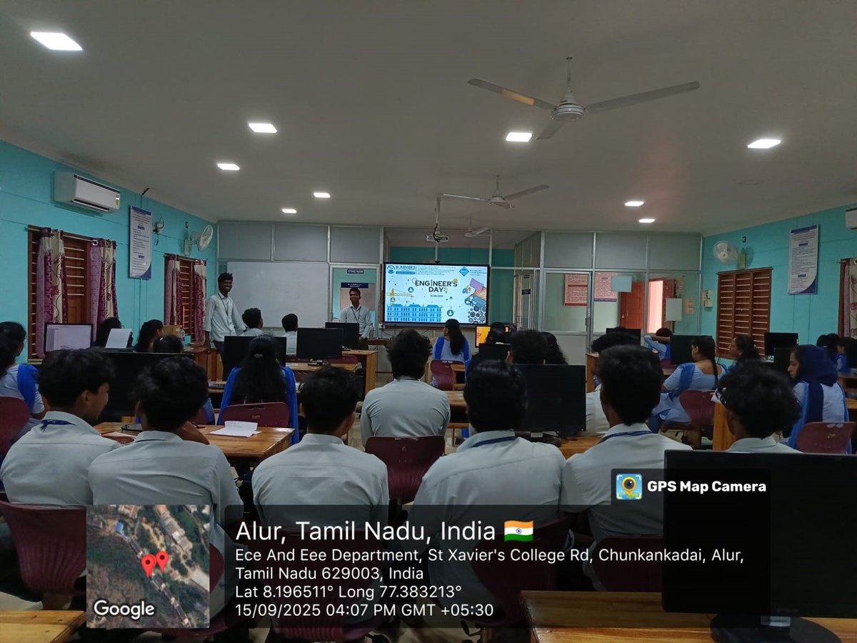 stxaviersmedia's tweet image. ⚙️✨ Engineers’ Day Celebration ✨⚙️
ACM & ACM-W of St. Xavier's Catholic College of Engineering hosted Idea Presentations & Quiz on 15 Sept 2025 🎉
Congrats to all winners & participants for making the day innovative & memorable! 🏆👏
#EngineersDay #ACM #ACMW #SXCCE #IIC