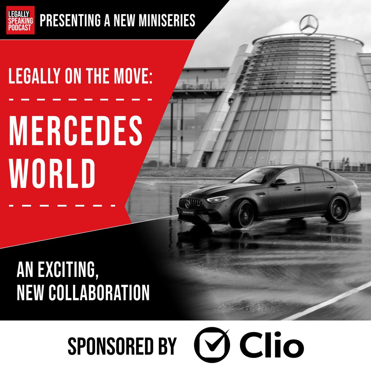 RobertHanna_eth's tweet image. 🏎️ Next week we’re at Mercedes-Benz World for our new @LegalSpeakPod ™ mini-series Drive to Thrive; proudly sponsored by @goclio. 🎤

🔴 Legal tech &amp;amp; AI
🔴 Penny Mallory keynote
🔴 G-Wagon + AMG track challenge

📅 24 Sept | Weybridge

#MidSizedFirms #LegallySpeakingPodcast