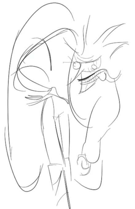 more rough phone doodles of drag thing sneo
