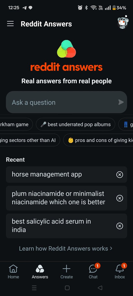 saasdiff's tweet image. Reddit Answers is HANDS down the best
To search for products, reviews, how tos
It generates responses from real experiences of real people