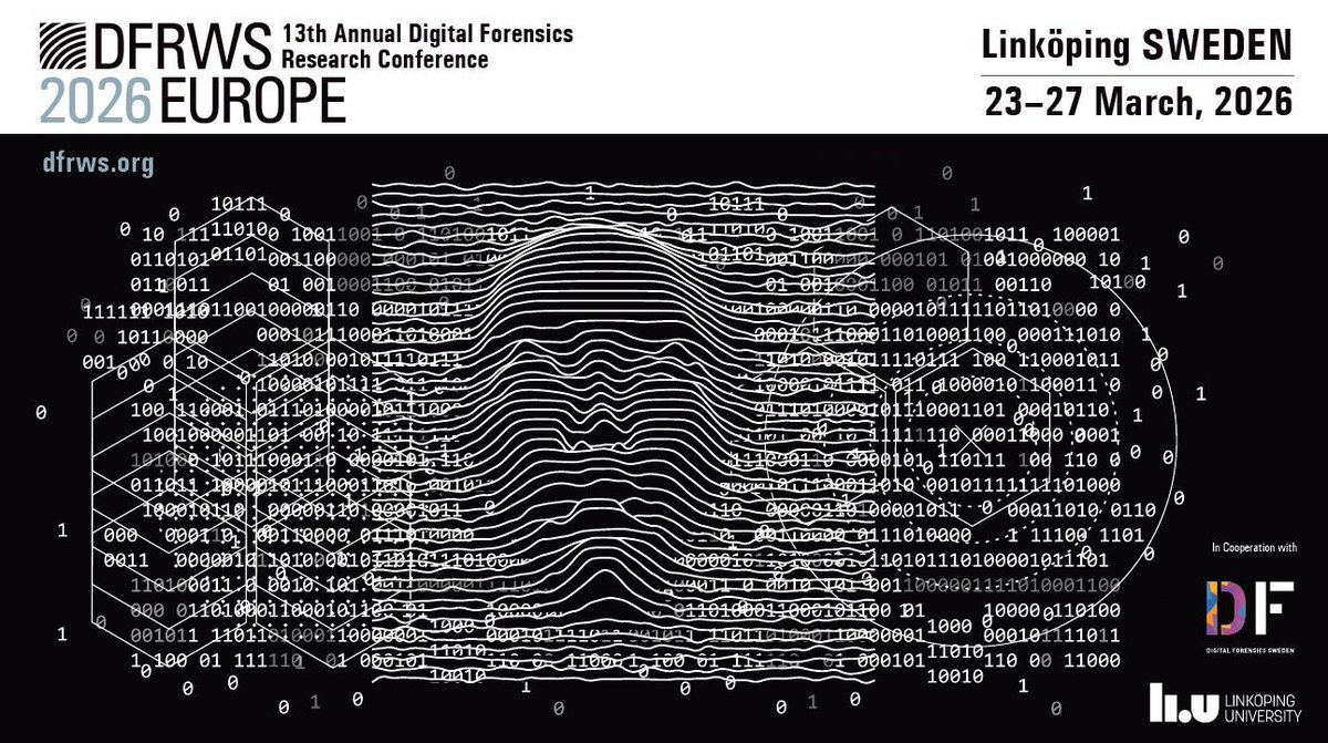DFRWS's tweet image. Got research in Digital Forensics? 🕵️♀️🔍
The #DFRWS-EU 2026 Call for Papers is still open!

Title &amp;amp; abstract deadline: 19th September 2025.

Submit here: buff.ly/BN8Jlnb
Learn more: buff.ly/KOw9Xpr
#dfrws #dfir #digitalforensics #EU