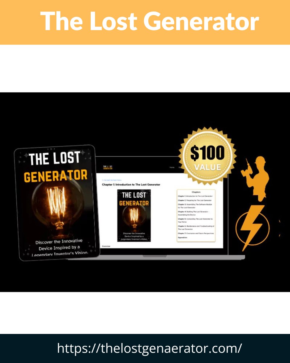 GourRajkum51001's tweet image. 🔋 Blackout-proof your life! The Lost Generator is a DIY guide that helps you build clean, silent, off-grid power for just $39. No fuel. No noise. Just energy freedom. ⚡🌱

thelostgenaerator.com

#DIYEnergy #OffGridLife #TheLostGenerator