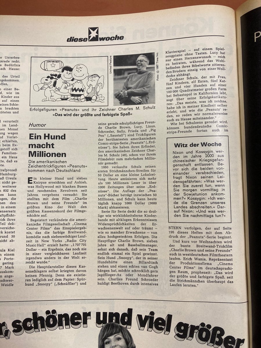 Diese „Stern“-Ausgabe hat für die Geschichte der Comics in Deutschland eine besondere Bedeutung. Welche, habe ich hier aufgeschrieben: tagesspiegel.de/kultur/75-jahr… via <a href="/Tagesspiegel/">Tagesspiegel</a>