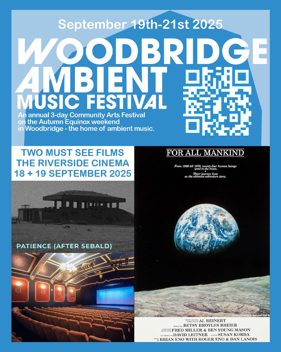 PATIENCE (after Sebald) - WG Sebald’s inspiring walk around Suffolk, as told in his book “The Rings of Saturn”. Music from the Caretaker underscores this stunning film. Festival Weekend pass holders get a discount on tickets from the Riverside Box Office.
theriverside.co.uk/programmes/pat…