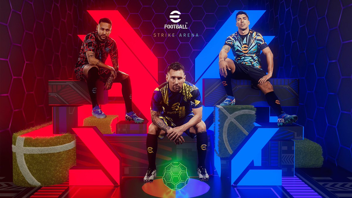 ef_tribe's tweet image. ⚡ STRIKE ARENA ⚡ (18 Sept – 9 Oct)
3v3 madness is here – play solo or squad up! 🎮🔥
🏆 Rewards:
🔹 Random Skill Token x1
🔹 Position Token x1
🔹 50 eFootball™ Coins
🔹 60,000 Exp
🔹 160,000 GP
Who’s ready for the chaos? 😏⚽
#eFootball #StrikeArena #eFootball2026