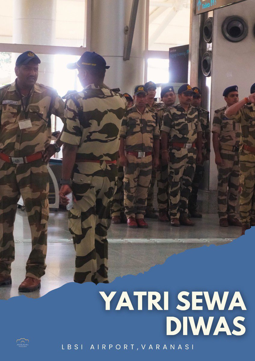 यात्री सेवा दिवस के शुभ अवसर पर <a href="/narendramodi/">Narendra Modi</a> जी के संसदीय क्षेत्र LBSI Airport द्वारा यात्रियों का तिलक लगाकर स्वागत किया गया।एयरपोर्ट अथॉरिटी ने लोक नृत्य , निःशुल्क नेत्र जांच, चित्रकला आदि का आयोजन किया।विशेष व्यवस्थाओं का यात्रियों ने सराहना की। <a href="/AAIVNSAIRPORT/">VARANASI AIRPORT OFFICIAL</a>
<a href="/narendramodi/">Narendra Modi</a>