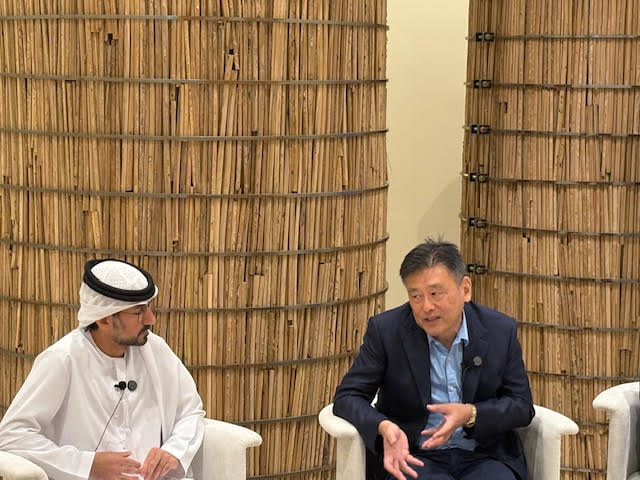 ISAS_JAXA_EN's tweet image. At the #Expo2025 UAE Pavilion “Gateway to Growth: UAE-Japan Collaboration in the Space Economy,” ISAS DG Fujimoto Masaki highlighted Japan’s small, smart missions, promotion of new entrants, and the need to create high-quality jobs for young people in the space industry.