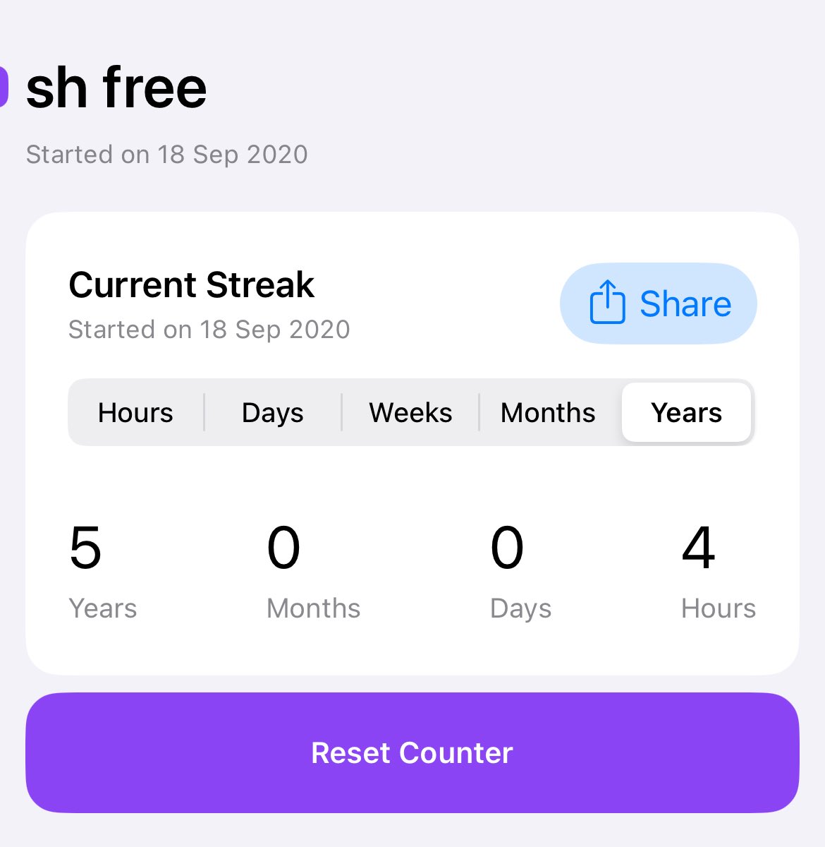 juniesbones's tweet image. officially half a decade sh free 🥹 
i never thought i’d get here, but things really do get better &amp;lt;3