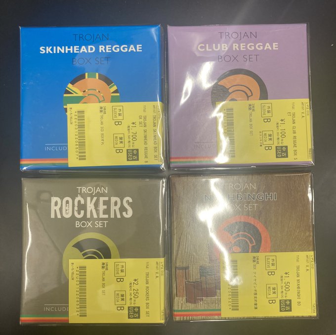 diskunion_DKI's tweet image. 9/18(木) 【REGGAE中古CD新入荷情報】
TROJAN BOX SETまとめて入荷‼ 
ディスクユニオン浦和店のストアブログ 
diskunion-urawa.blog.jp/archives/32977…
#du入荷 #trojan #reggae