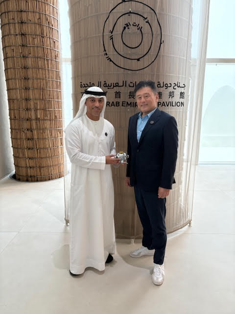 ISAS_JAXA_EN's tweet image. At the #Expo2025 UAE Pavilion “Gateway to Growth: UAE-Japan Collaboration in the Space Economy,” ISAS DG Fujimoto Masaki highlighted Japan’s small, smart missions, promotion of new entrants, and the need to create high-quality jobs for young people in the space industry.