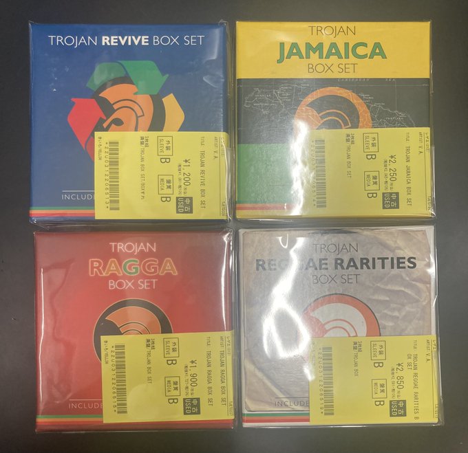 diskunion_DKI's tweet image. 9/18(木) 【REGGAE中古CD新入荷情報】
TROJAN BOX SETまとめて入荷‼ 
ディスクユニオン浦和店のストアブログ 
diskunion-urawa.blog.jp/archives/32977…
#du入荷 #trojan #reggae