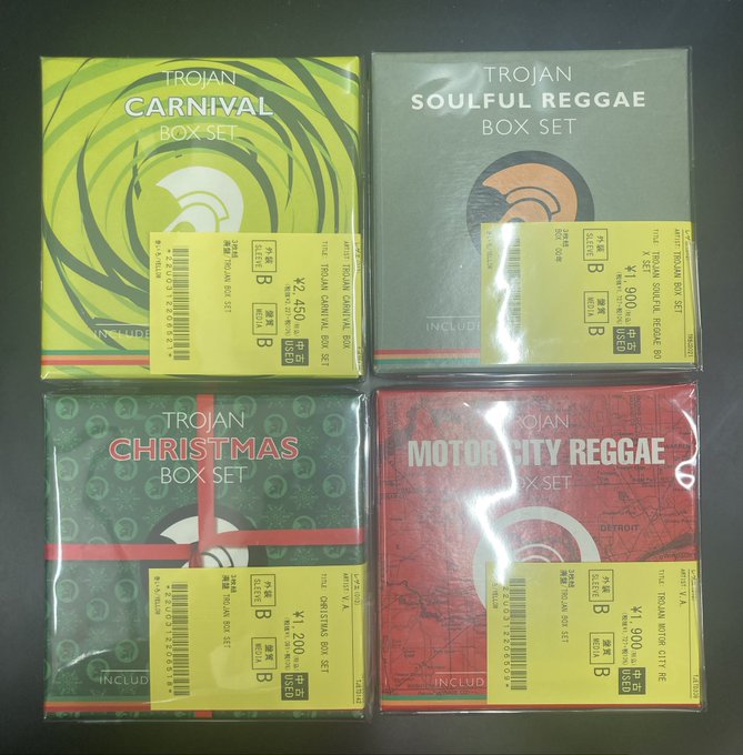 diskunion_DKI's tweet image. 9/18(木) 【REGGAE中古CD新入荷情報】
TROJAN BOX SETまとめて入荷‼ 
ディスクユニオン浦和店のストアブログ 
diskunion-urawa.blog.jp/archives/32977…
#du入荷 #trojan #reggae