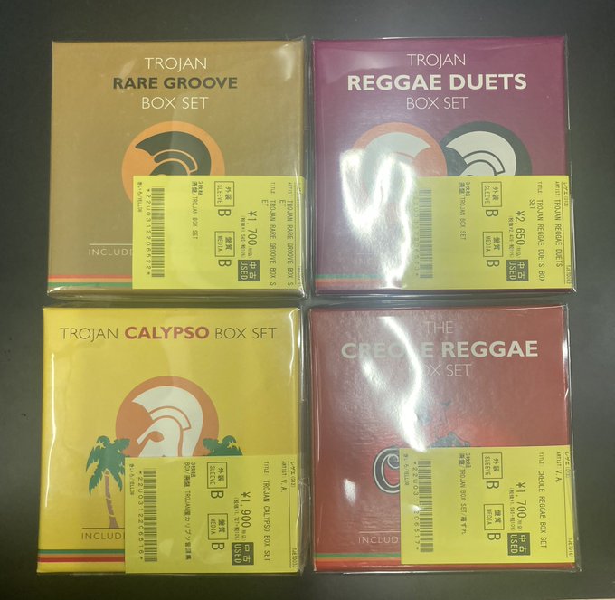 diskunion_DKI's tweet image. 9/18(木) 【REGGAE中古CD新入荷情報】
TROJAN BOX SETまとめて入荷‼ 
ディスクユニオン浦和店のストアブログ 
diskunion-urawa.blog.jp/archives/32977…
#du入荷 #trojan #reggae