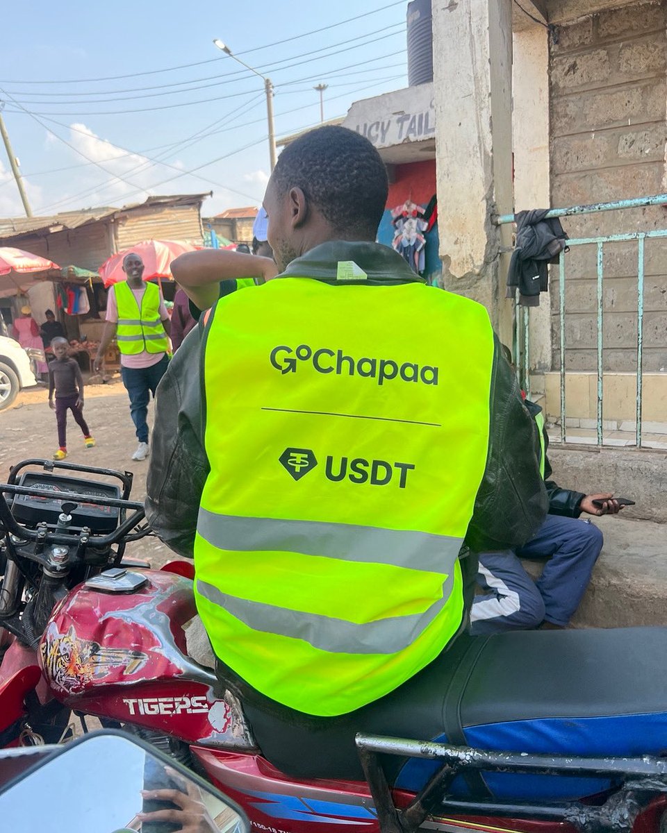 GoChapaa Official (@gochapaa) on Twitter photo Picture this , Your boda guy says ‘Lipa na USDT’ via <a href="/GoChapaa/">GoChapaa Official</a> wallet. Sounds futuristic?
Well, It’s already here. ✨ And the best part Gochapaa —user-to-user transfers are absolutely FREE.
<a href="/Tether_Africa/">Tether Africa</a>
#GoChapaa #USDT #CryptoPayments #Stablecoins #Web3Africa Picture this , Your boda guy says ‘Lipa na USDT’ via <a href="/GoChapaa/">GoChapaa Official</a> wallet. Sounds futuristic?
Well, It’s already here. ✨ And the best part Gochapaa —user-to-user transfers are absolutely FREE.
<a href="/Tether_Africa/">Tether Africa</a>
#GoChapaa #USDT #CryptoPayments #Stablecoins #Web3Africa
