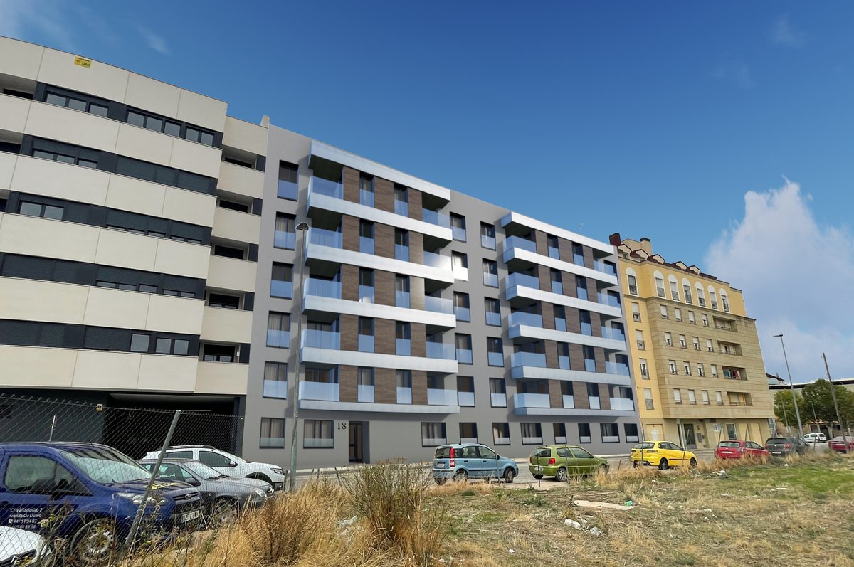 #Promoción EDIFICIO DUERO. 
Viviendas de nueva generación. #Construcción con máxima eficiencia energética, clasificación ‘A’.  #Viviendas de 2 y 3 dormitorios, garaje y trastero. Ruperto Baraya 18. Aranda de Duero.  
Gestiona: Centro Inmobiliaria, 639 401 565