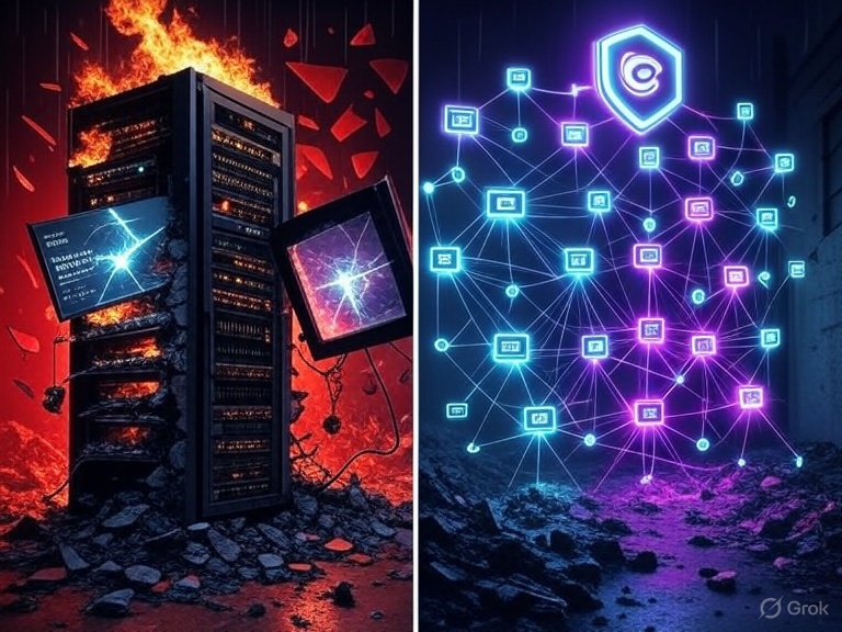 CoputeAi's tweet image. 🧲 Centralized registries are hack magnets— the recent NPM supply chain attack just proved it. Phishing stole creds, injected malware hijacked crypto txns on Ethereum, Solana &amp;amp; more.

Flip to #CommunityCompute: Crowdsourced GPUs, verifies hardware on-chain. No single maintainer…