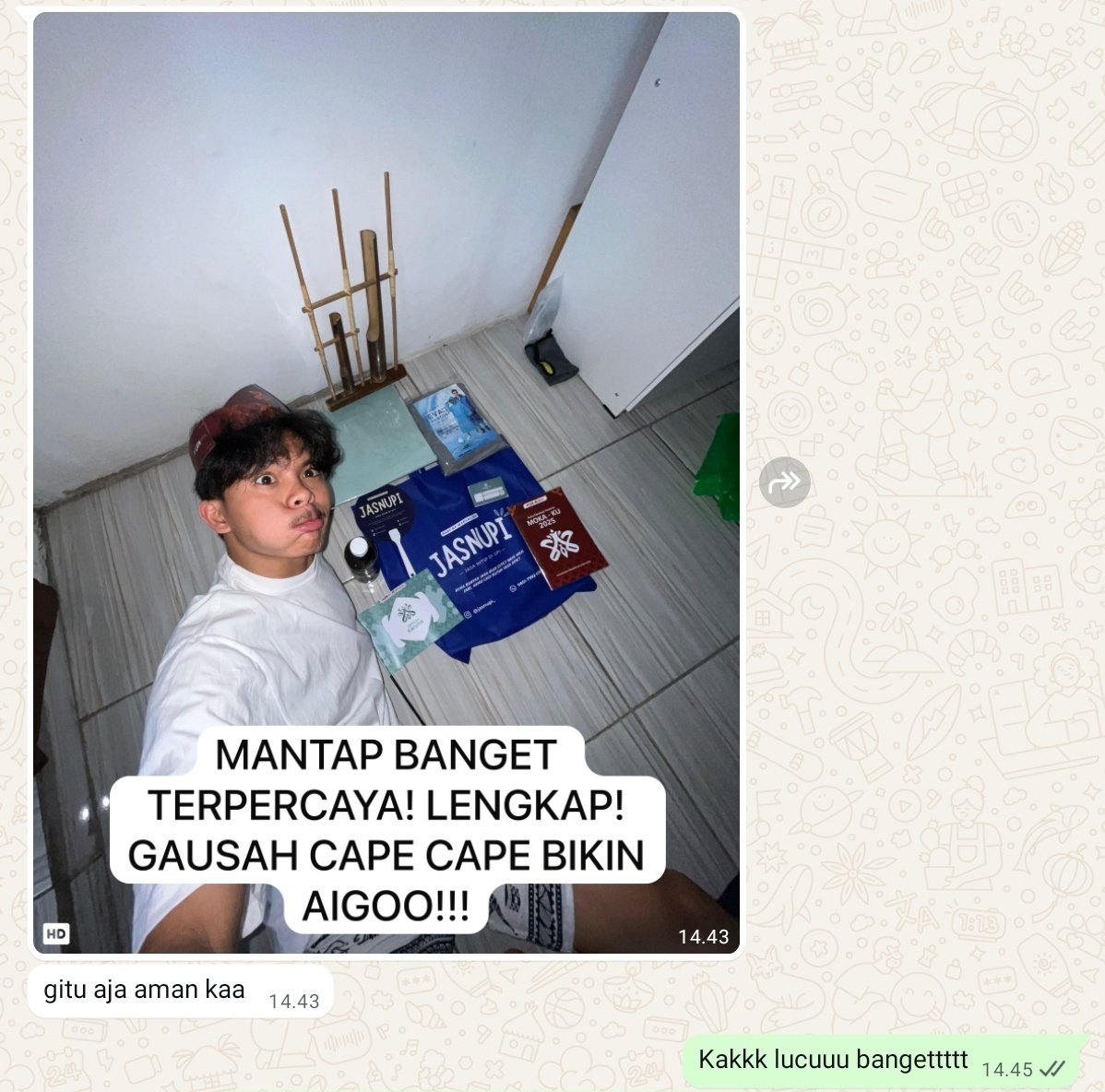 JASNUPI's tweet photo. 📌 JASNUPI TESTIMONI NUPI MATES✨

PO PERLENGKAPAN MOKAKU UPI 2025
📅 : 10 Agustus 2025 - 18 Agustus 2025

Terima kasihh atas kepercayaannya Nupi Mates 😍💚 https://t.co/ea2UyTXiuZ