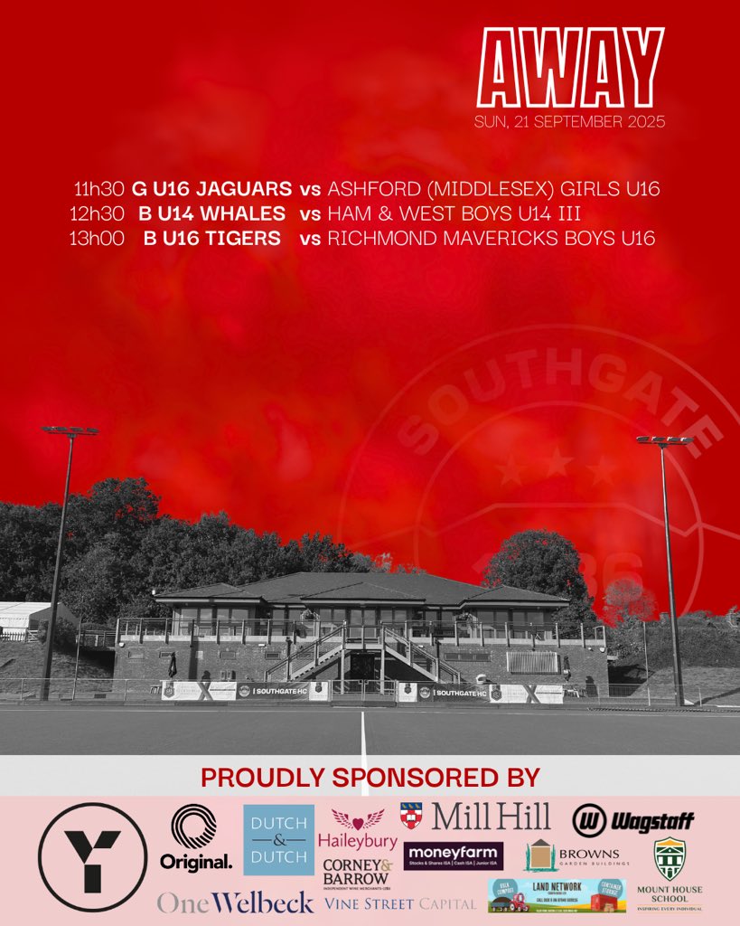 📣 FIXTURES | 20/21 SEPTEMBER 2025
.
We’re back in full swing this weekend!
.
Good Luck to all our teams back out there this weekend as the new season kicks off! 🔴⚫️🏑