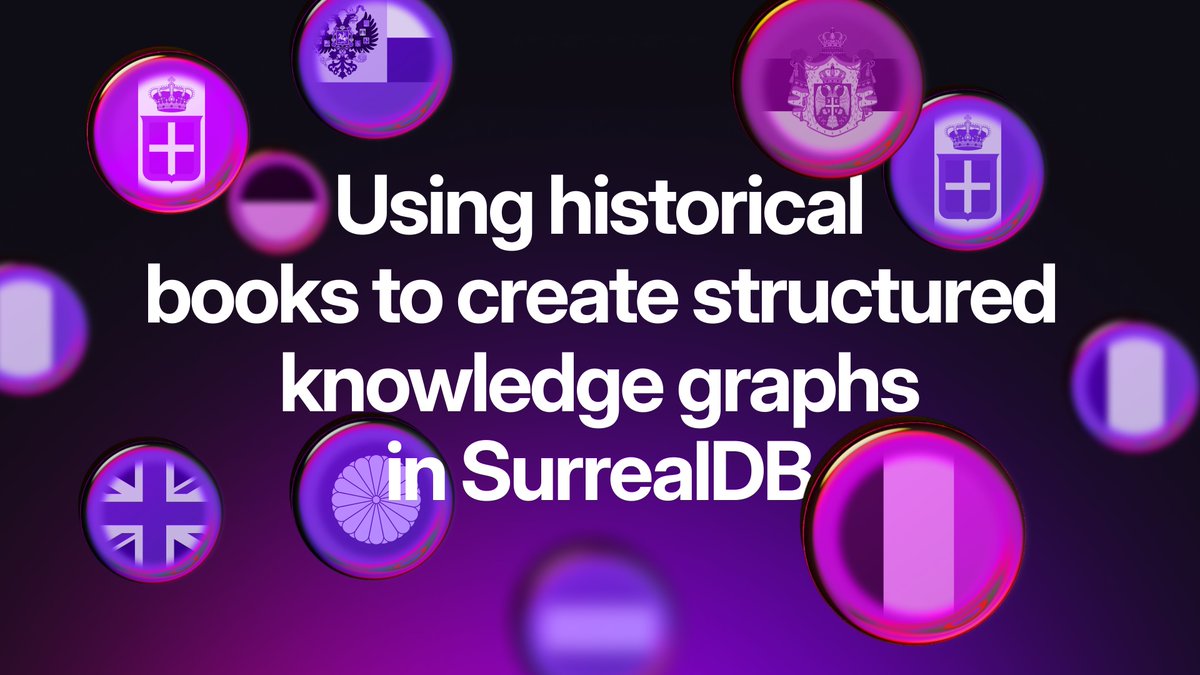 Working with sprawling unstructured data and want to query it in structured form? <a href="/mithridates/">Dave MacLeod</a> shows how to bring historical texts to life by using LLMs to modify the text for storing and querying in SurrealDB as knowledge graphs. 👉 sdb.li/4mmZ3z6