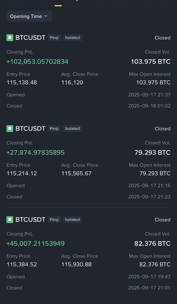 صباح الخير 
شوف كيف تتابع الصفقات صفقه بتسلم للي وراها 
اول صفقه دخلناها ١١٥.٣٠٠ للي بعدها ١١٥.٢٠٠ للي ١١٥.١٠٠ مضاربات سريعه جدا براس مال كبير في خلال ساعات بسيطه جداعلي محفضه مشترم منضم معنا قدر يحقق ربح خيالي خلال يوم امس 
كلمه السر تفاعل المشترك وتنفيذه للصفقات بسرعه كبيره