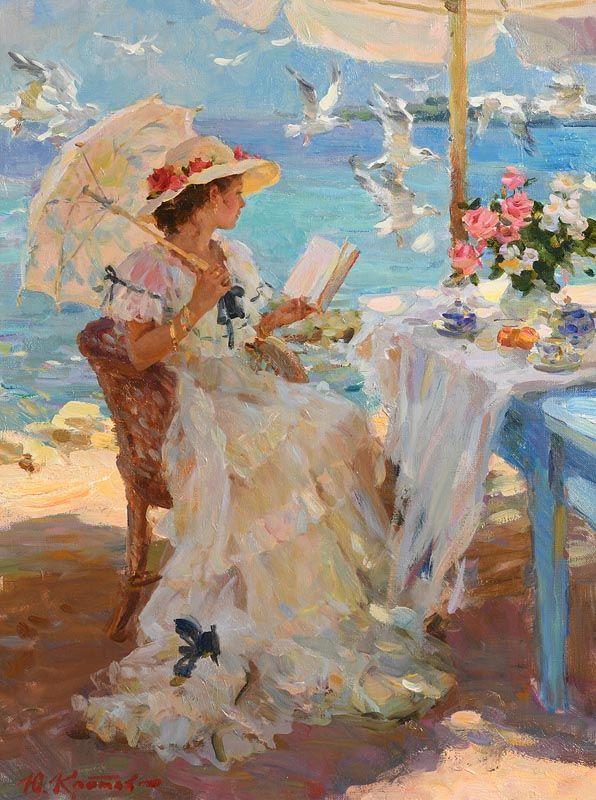 <독서하는 젊은 여인>, 유리 크로토프(Yuri Krotov)