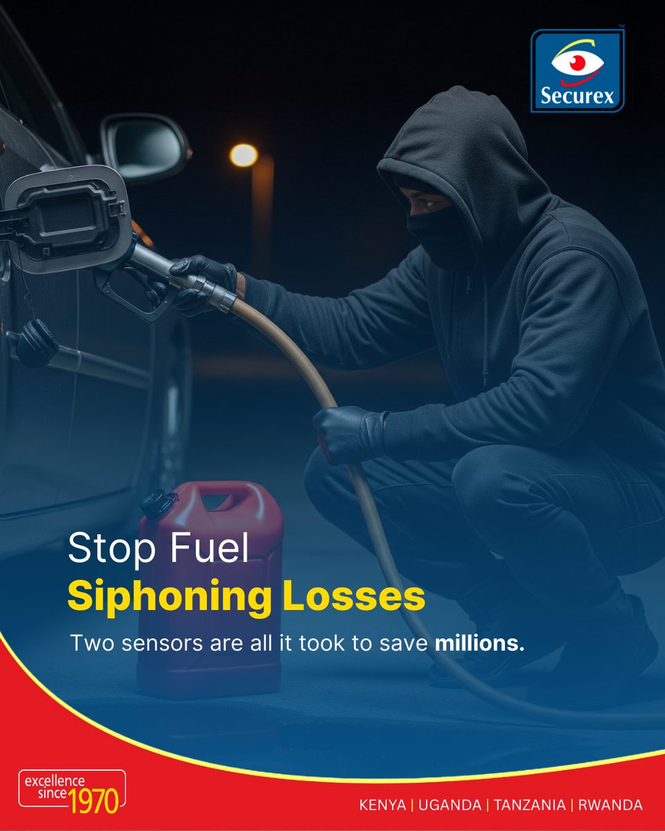 SecurexEA's tweet image. One logistics yard contacted Securex for fleet management services and saved over KES 400,000 from fuel siphoning in 3 months. Talk to us today.
#SecureLogistics #PerimeterProtection #SecurexProof