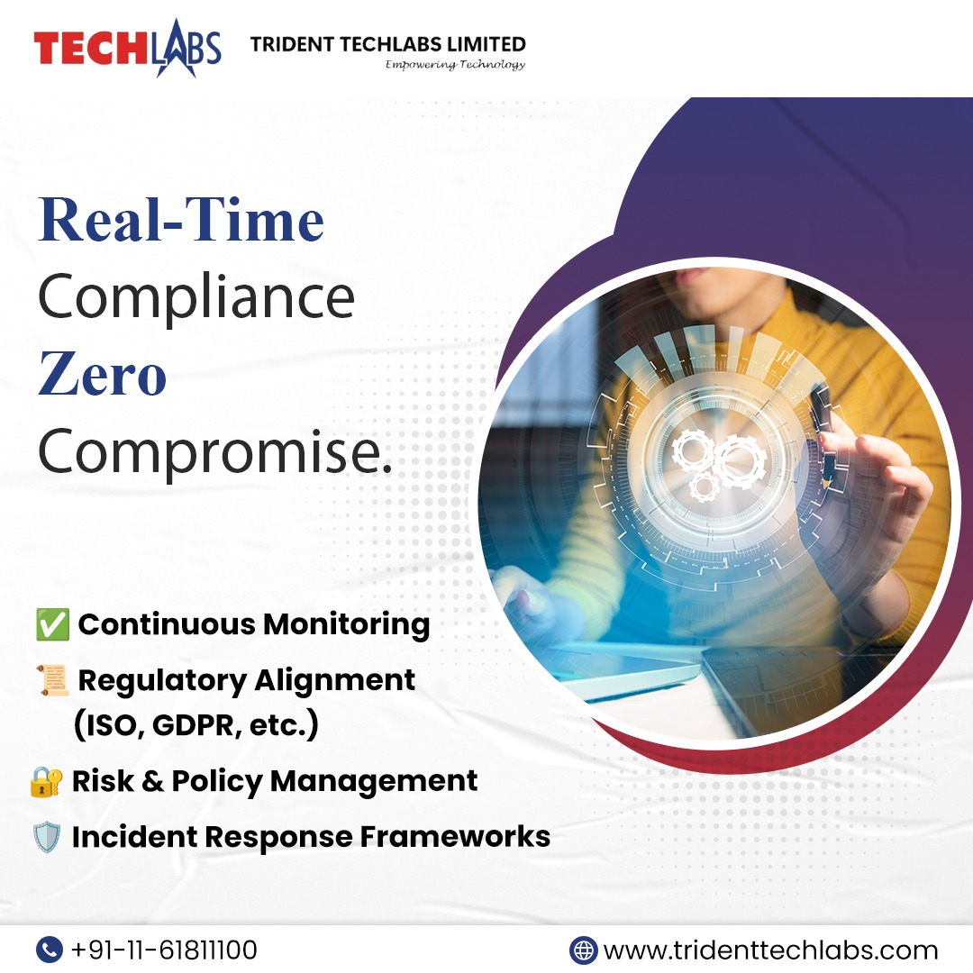 TechlabsTrident's tweet image. 📜 Regulations keep evolving — so do we.
Trident Techlabs’ real-time compliance monitoring covers:
🔍 Data privacy
⚙ Risk & policy automation
📈 Audit readiness
Stay ahead of regulators & attackers.
🌐 tridenttechlabs.com
#ComplianceMonitoring #CyberCompliance