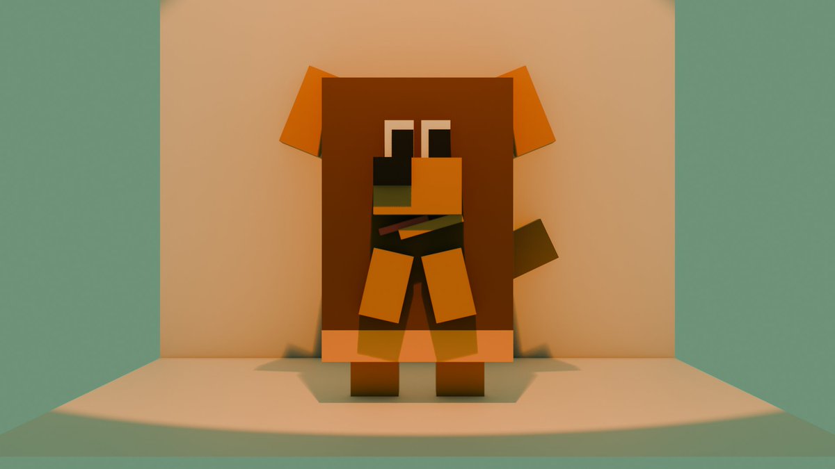 Amo_999u's tweet photo. Blenderのチュートリアル動画で作った四角ドッグ
かわいい！！！！！！！
#TomStudio https://t.co/1sUEqePPhn