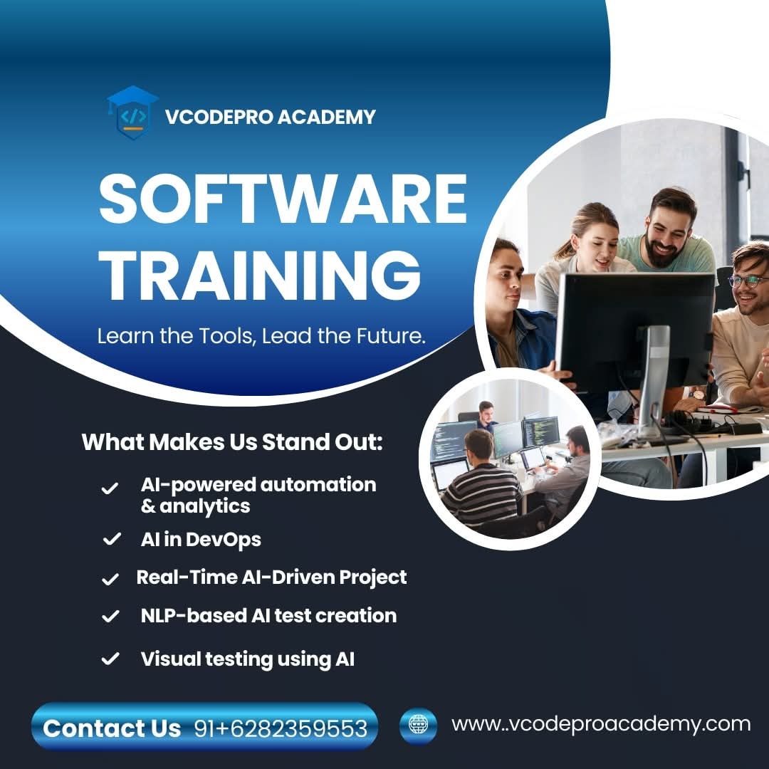 Vcodeproacademy's tweet photo. VCODEPRO ACADEMY™ | Master Software Testing – Manual, Automation, Selenium, API, AI-driven Testing &amp; DevOps. Job-ready training with real projects. #TestingJobs #QA https://t.co/1dVYk36yrJ