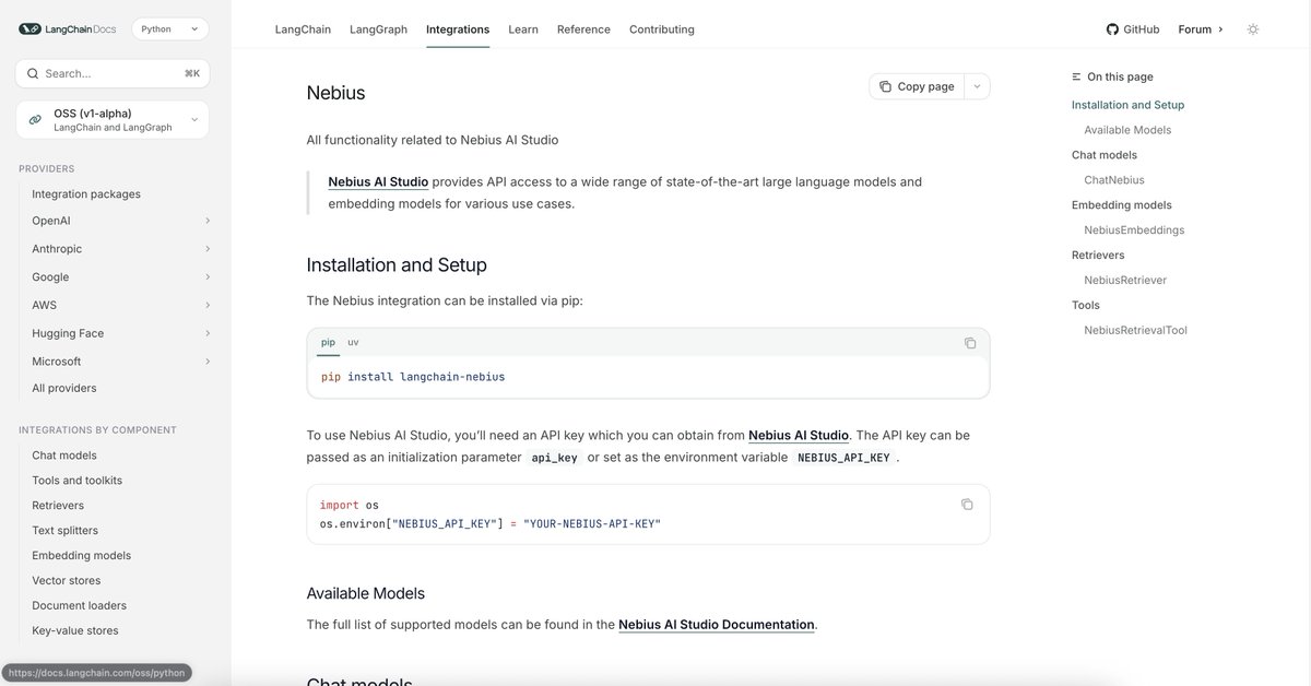 Finally Langchain launched their New Docs!

And believe me, It's much cleaner than the previous versions!

Mintlify did the magic again ✨