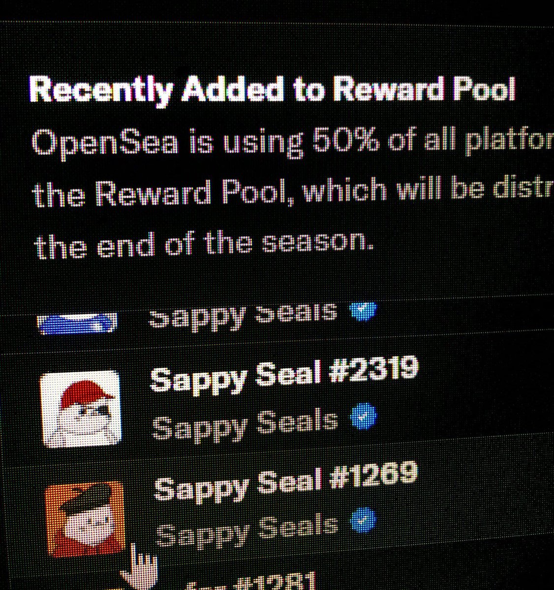 Congratulations to <a href="/opensea/">OpenSea</a> on snagging this grail Elite Seal Beret for their Reward pool 🫡