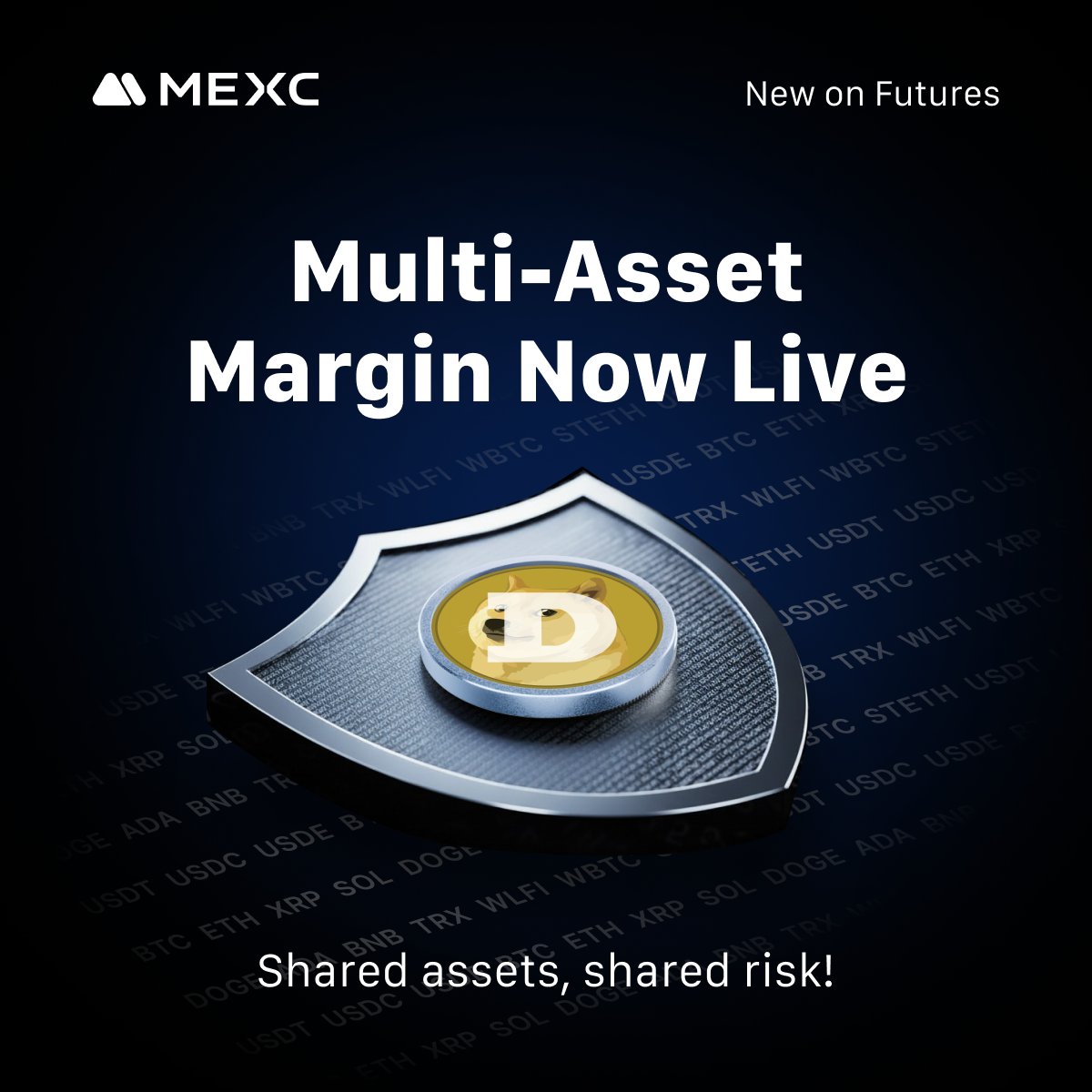 🚀 Now you can use $DOGE as collateral to trade USDT-M Futures on MEXC  @dogecoin ✓ Boost capital efficiency ✓ No need for manual conversions 👇  Trade smarter with Multi-Asset Margin Mode: