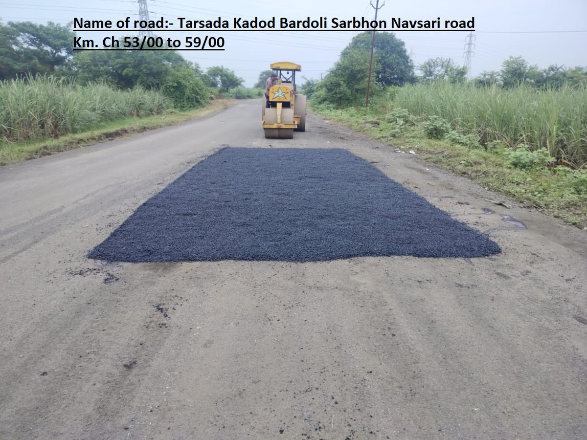 InfoSuratGOG's tweet image. બારડોલી રાજ્ય (માર્ગ અને મકાન) વિભાગ હેઠળના માર્ગોમાંથી કુલ ૨૬૩ કિ.મી. માર્ગો પૈકી ૭૬ કિ.મી. માર્ગોનું રિસર્ફેસિંગ કામ પૂર્ણ થયું છે
#RoadPatch #surat #saferoad #gujaratroads #RoadWorks