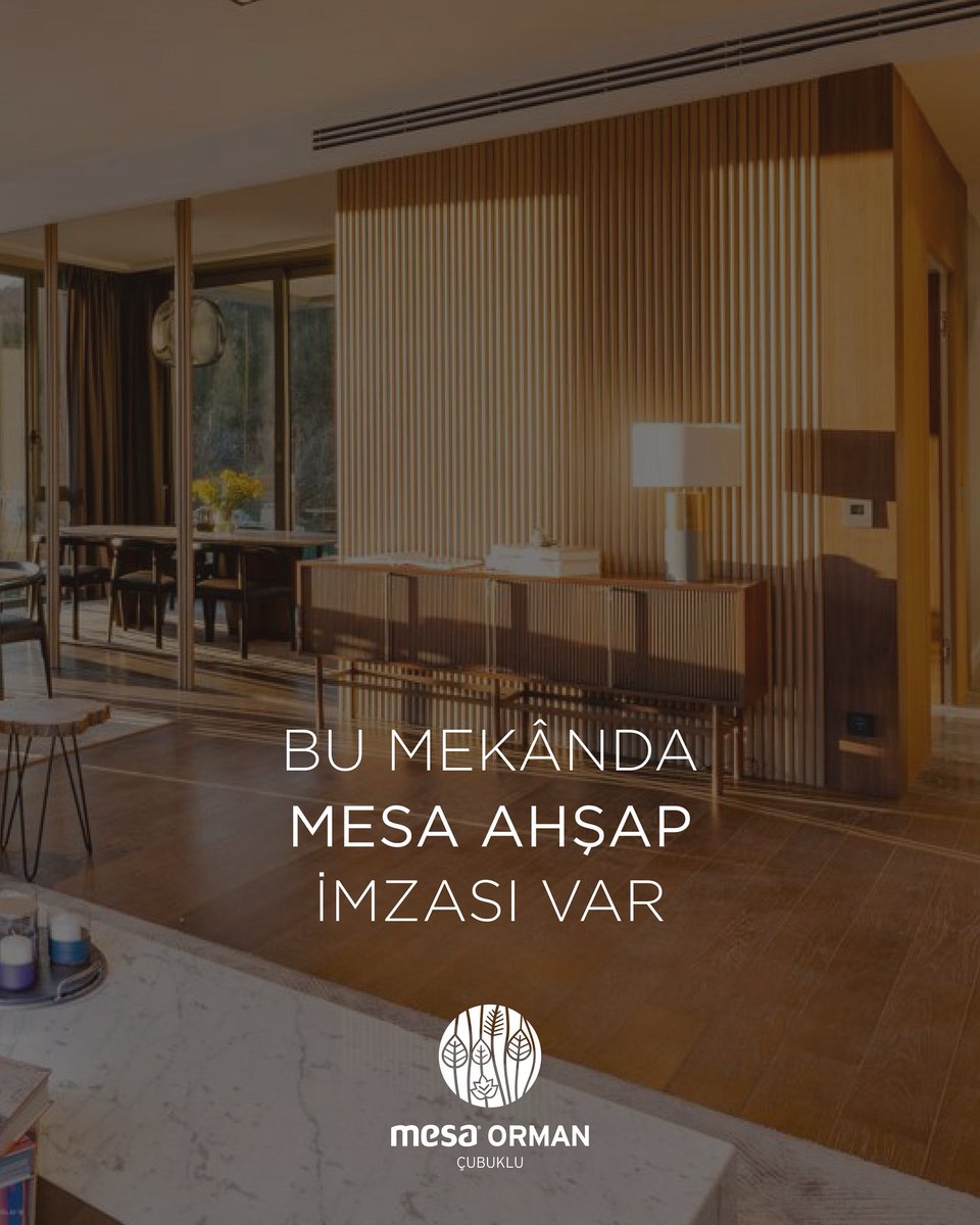 Yaşam alanlarına değer katan detaylarda Mesa Ahşap imzası var. Doğal dokuyu modern tasarımla buluşturan her detay, estetik ve dayanıklılığı bir araya getirerek mekanlara kalıcı bir kimlik kazandırıyor.