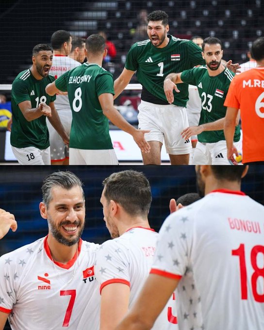 كرة طائرة. منتخب مصر يودع بطولة العالم من دور المجموعات بعد الخسارة أمام تونس بثلاثة أشواط دون مقابل. منتخب مصر حقق انتصار وحيد بالفوز على إيران في افتتاح البطولة قبل أن يخسر أمام الفلبين وتونس على الترتيب 