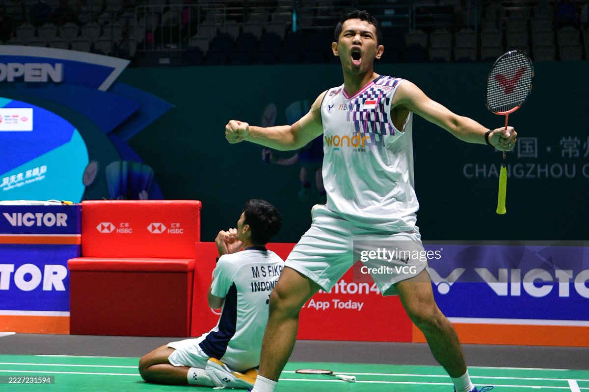 Fajar Alfian dan 3 pukulan pertamanya: Tipis2 pelan depan net hayoo, drive kencang lesgoo. Sama2 ngeri 🔥🔥🔥