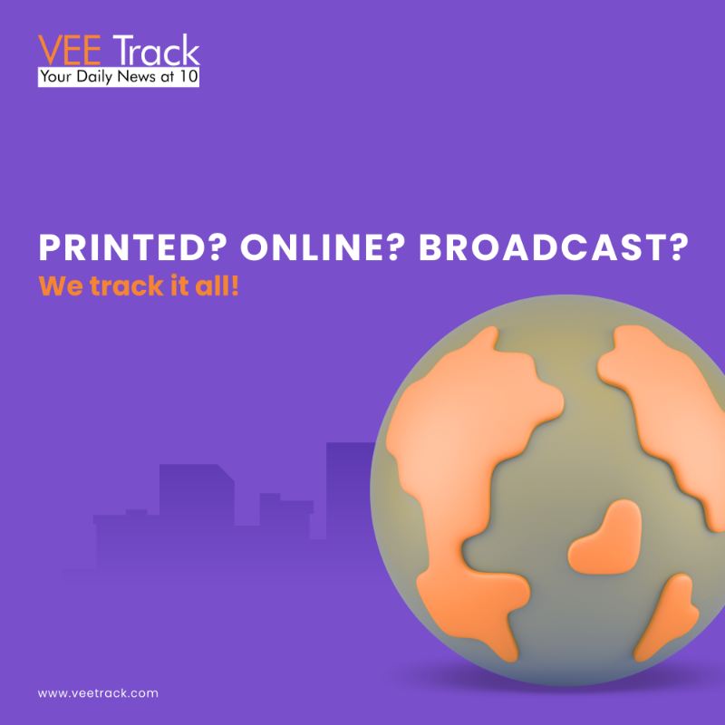 VeeTrack's tweet photo. Struggling to track your brand across media? Try Vee Track, India’s top media monitoring platform offering real-time tracking, blog &amp; social media insights, and smarter ROI-driven decisions.

#MediaMonitoring #SocialMediaTracking 

Visit: https://t.co/4iWi4g2LpG https://t.co/anuwmFGhTT