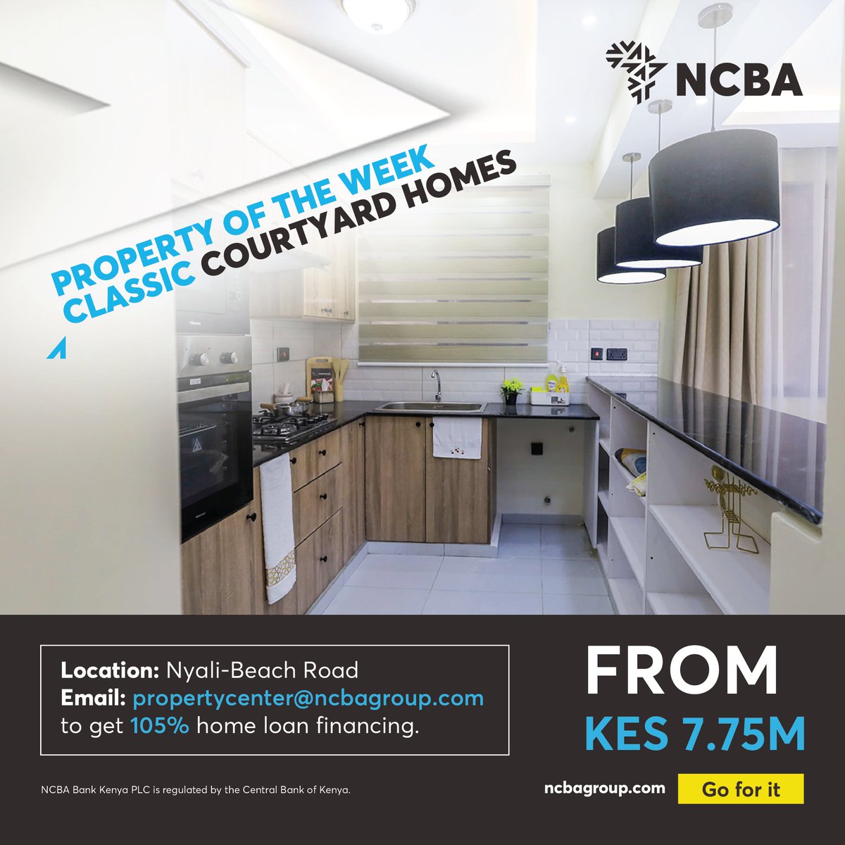 NCBABankKenya's tweet image. Classic Courtyard homes on Nyali Beach Rd aren’t just houses they’re a lifestyle. Own a 3BR + DSQ from 7.75M with NCBA 105% financing. Step into the future you deserve today 👉 ke.ncbagroup.com/property-finan… T&amp;amp;Cs apply. 

#Goforit #NCBATwendeMbele