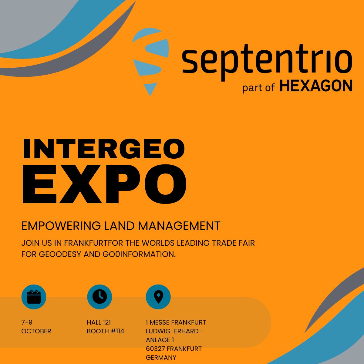 "INTERGEO 2025 is just around the corner. 📍 See how Septentrio is redefining high-precision positioning — Frankfurt, October 7–9. Meet innovation. 🚀 

#INTERGEO2025 #PrecisionGNSS