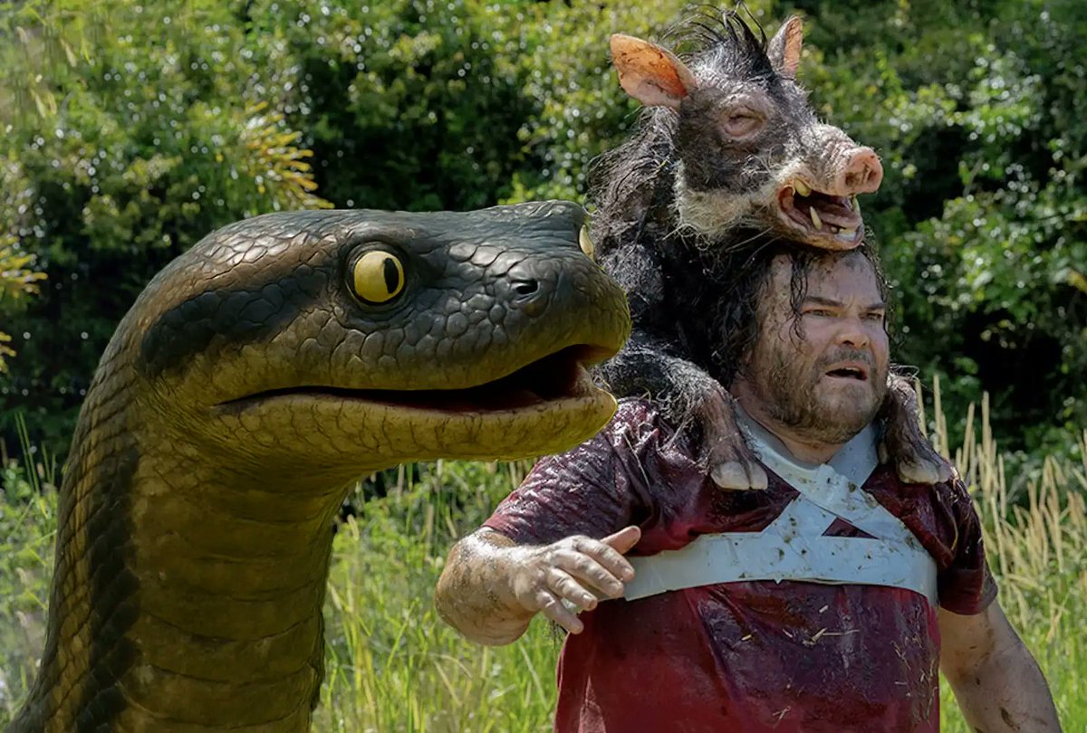 On nous avait promis de l’horreur… on a eu Koh-Lanta version parodie. Voilà le remake d’Anaconda 2025 🤯et cette fois, Jack Black &amp; Paul Rudd affrontent le serpent dans une comédie grotesque 🐍

👉 Un virage ridicule qui fait déjà débat : essentielactu.com/anaconda-remak…

#AnacondaMovie