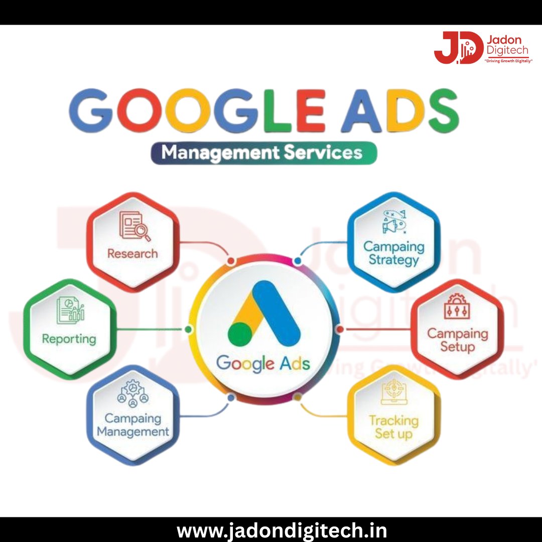 JadonDigitech's tweet image. 🚀 Boost Your Business with Google Ads!
At Jadon Digitech, we don’t just run ads – we build strategies that convert. From research to campaign setup, tracking, management, and reporting – we’ve got you covered.
✨ Let’s grow digitally together →jadondigitech.in
#GoogleAds