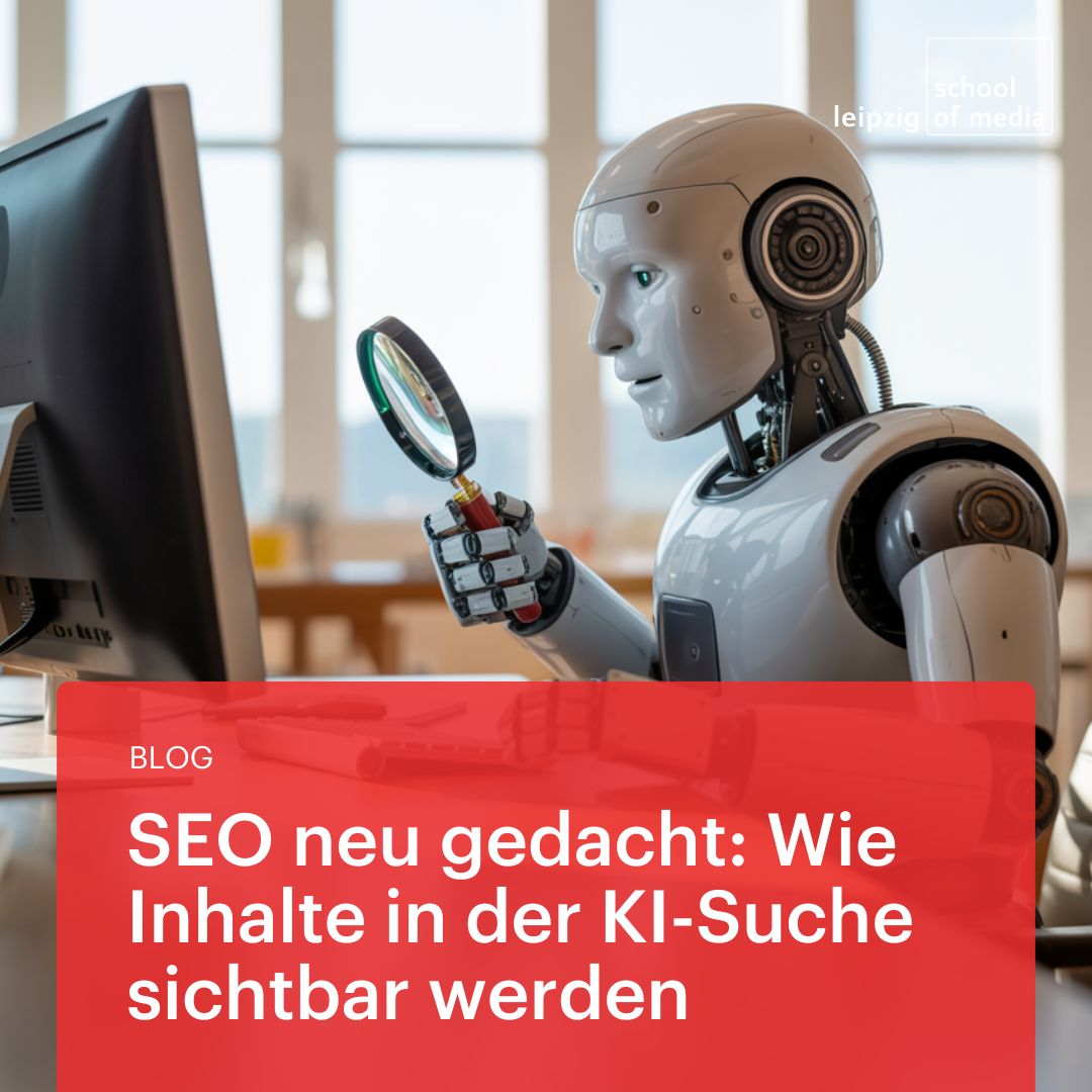 SEO war gestern, jetzt ist GEO! 🔍

KI-Suchsysteme wie ChatGPT &amp; Google SGE stellen alles auf den Kopf. Wer in KI-Antworten sichtbar sein will, braucht neue Strategien.
Trainerin Katrin Wolf erklärt im Interview, worauf es ankommt. 

Jetzt lesen: 
leipzigschoolofmedia.de/blog/von-seo-z…