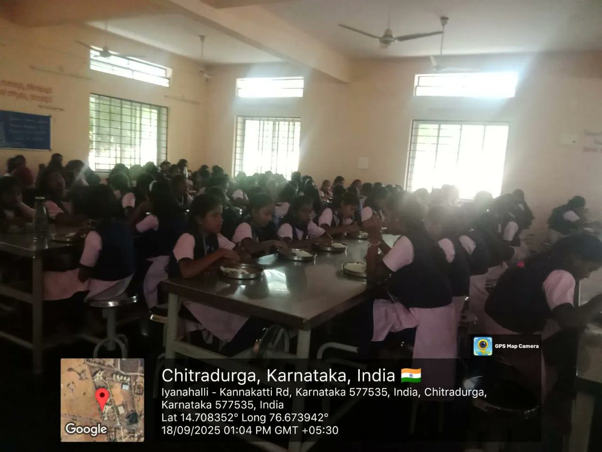 Lunch  #SocialAudit_SWDMeals #SocialWelfare_Karnataka